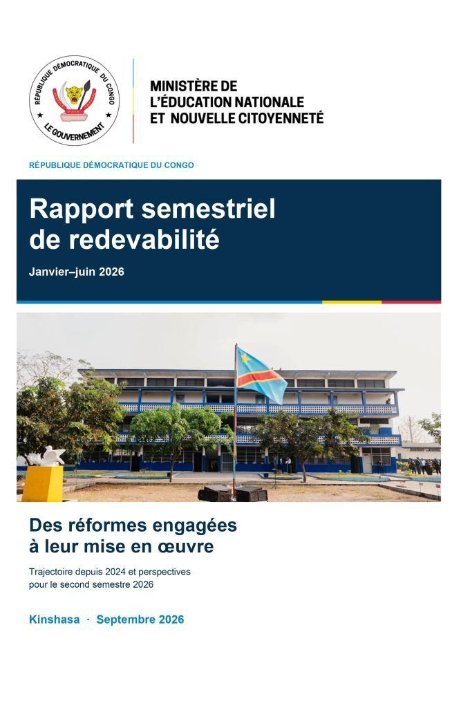 Couverture du rapport annuel du ministère