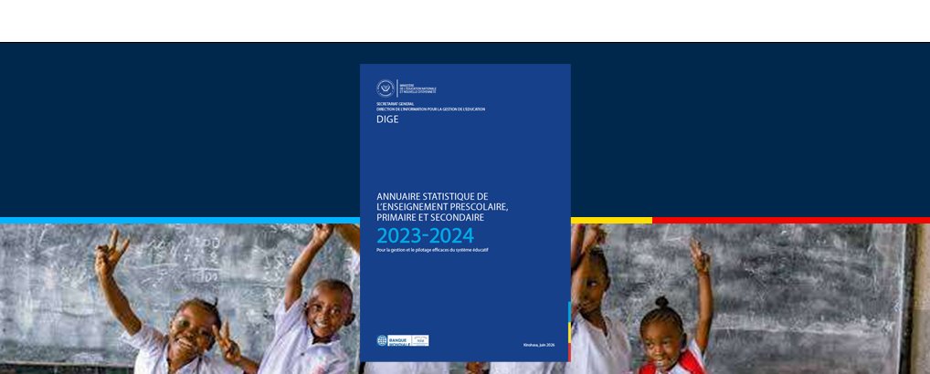 Annuaire statistique de l’enseignement préscolaire, primaire et secondaire pour l’année scolaire 2023-2024