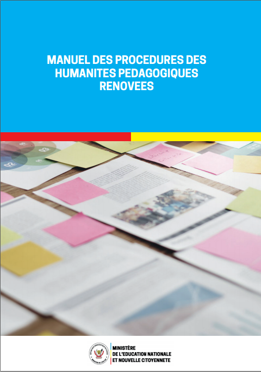Manuel des procedures des humanites pedagogiques renovees