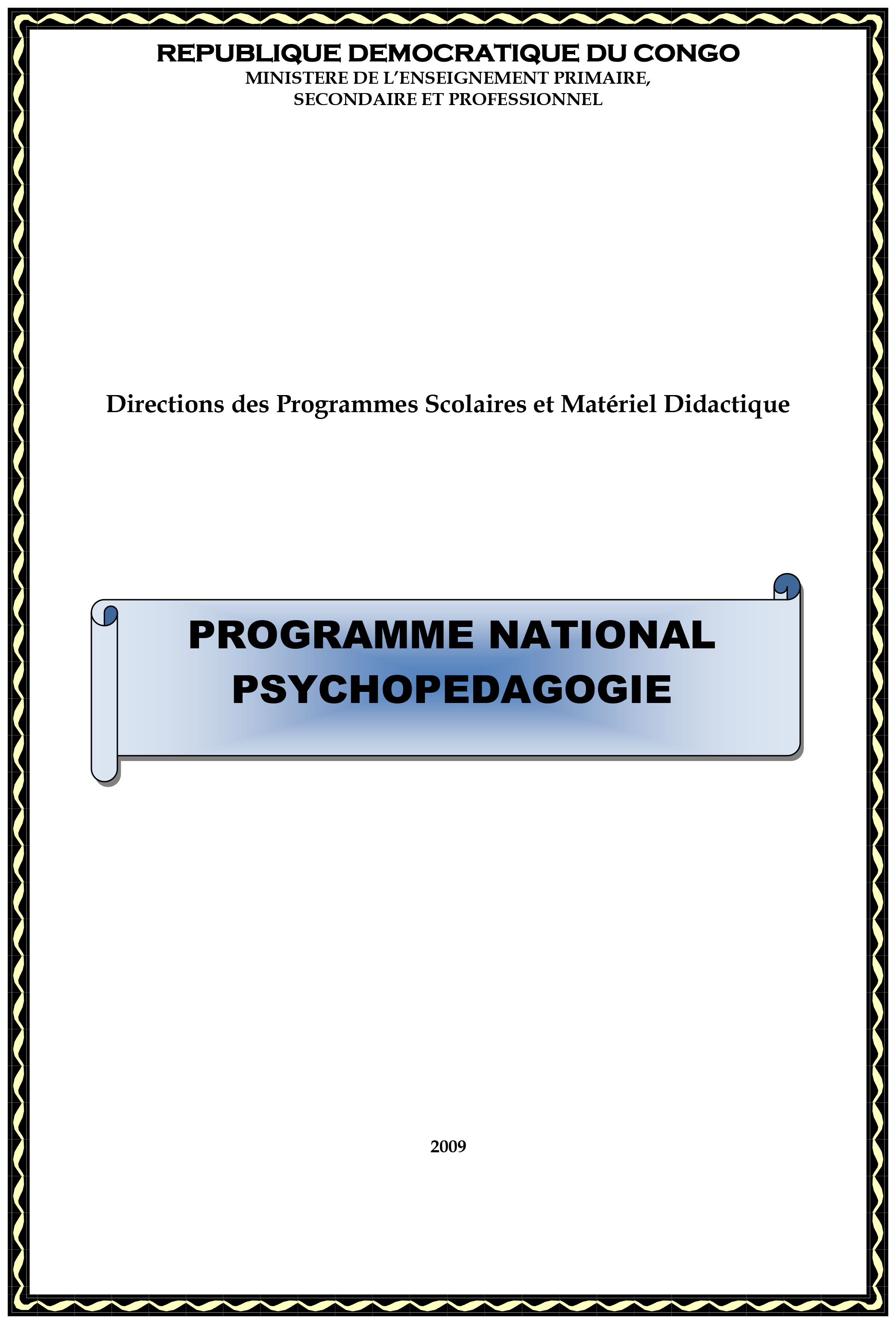 Programme National Psychopédagogie