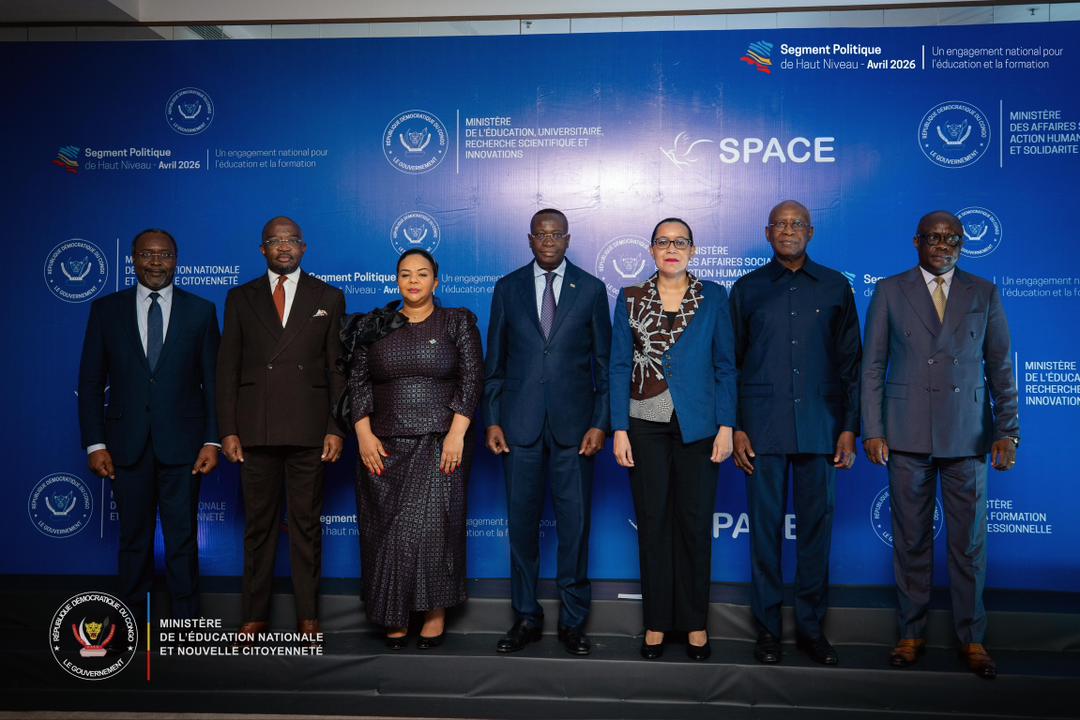 Segment politique : la Déclaration de Kinshasa sur le financement durable de l’éducation et de la formation en RDC sanctionne la fin des travaux