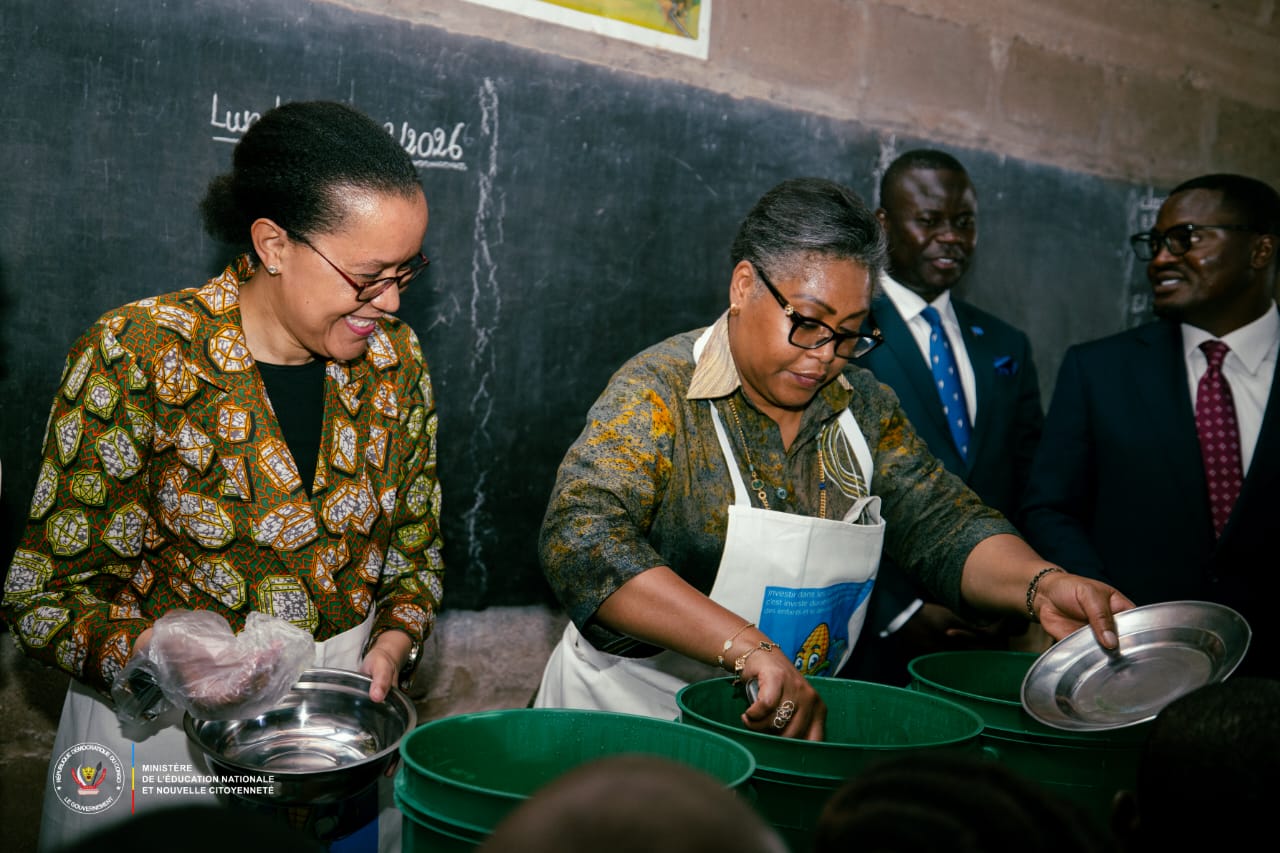 Lancement officiel du programme national d'alimentation scolaire à Kalemie