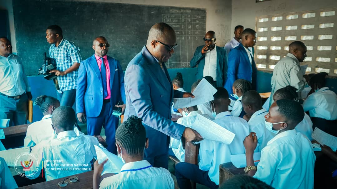 TENASOSP 2026 : Théodore Kazadi supervise le déroulement des épreuves à Mbujimayi