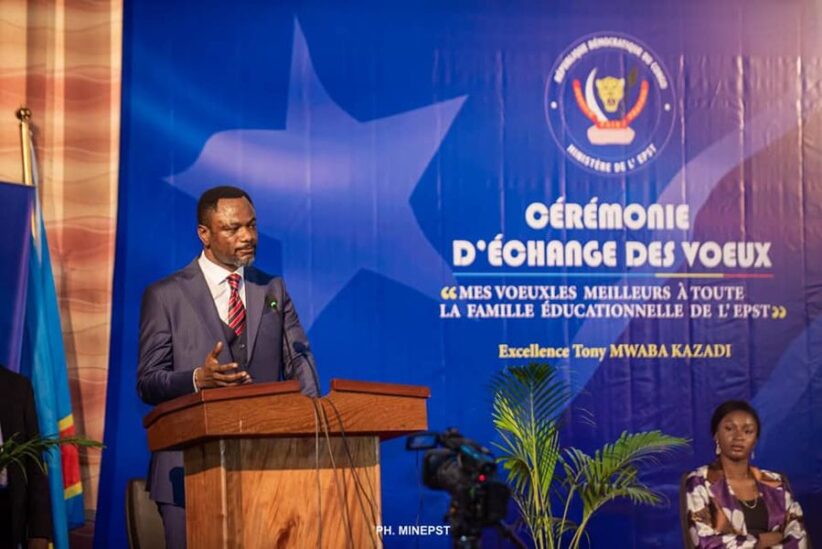 Échange des voeux à l’EPST : Tony Mwaba souhaite une meilleure année 2022 à sa famille éducationnelle