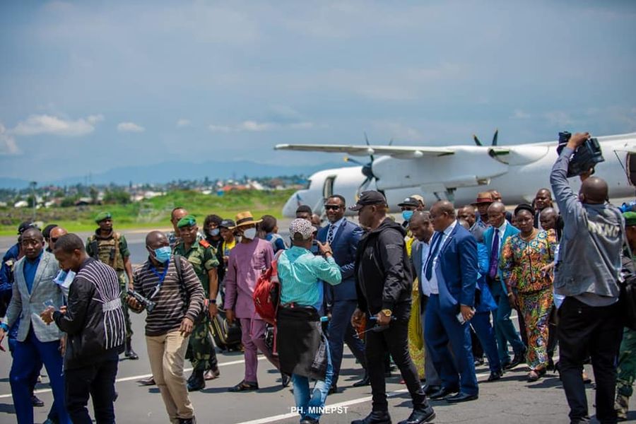 Mission d’itinérance en provinces : Tony Mwaba accueilli avec magnificence à Goma !