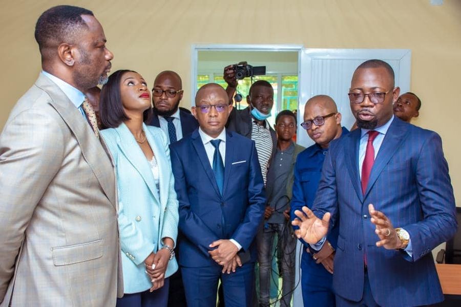 Tony Mwaba inaugure le nouveau bâtiment de la RTEDUC