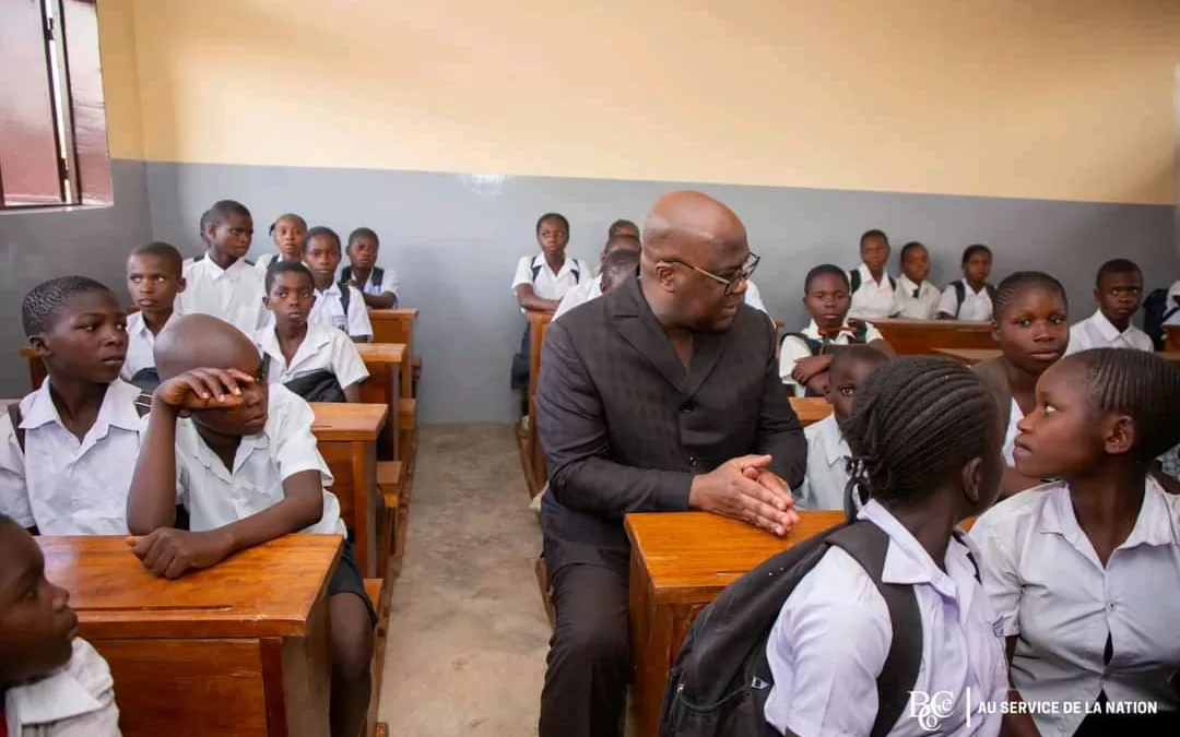 Le président Tshisekedi : ” On va tout faire pour que tous les élèves du Congo profitent de la richesse de leur pays”