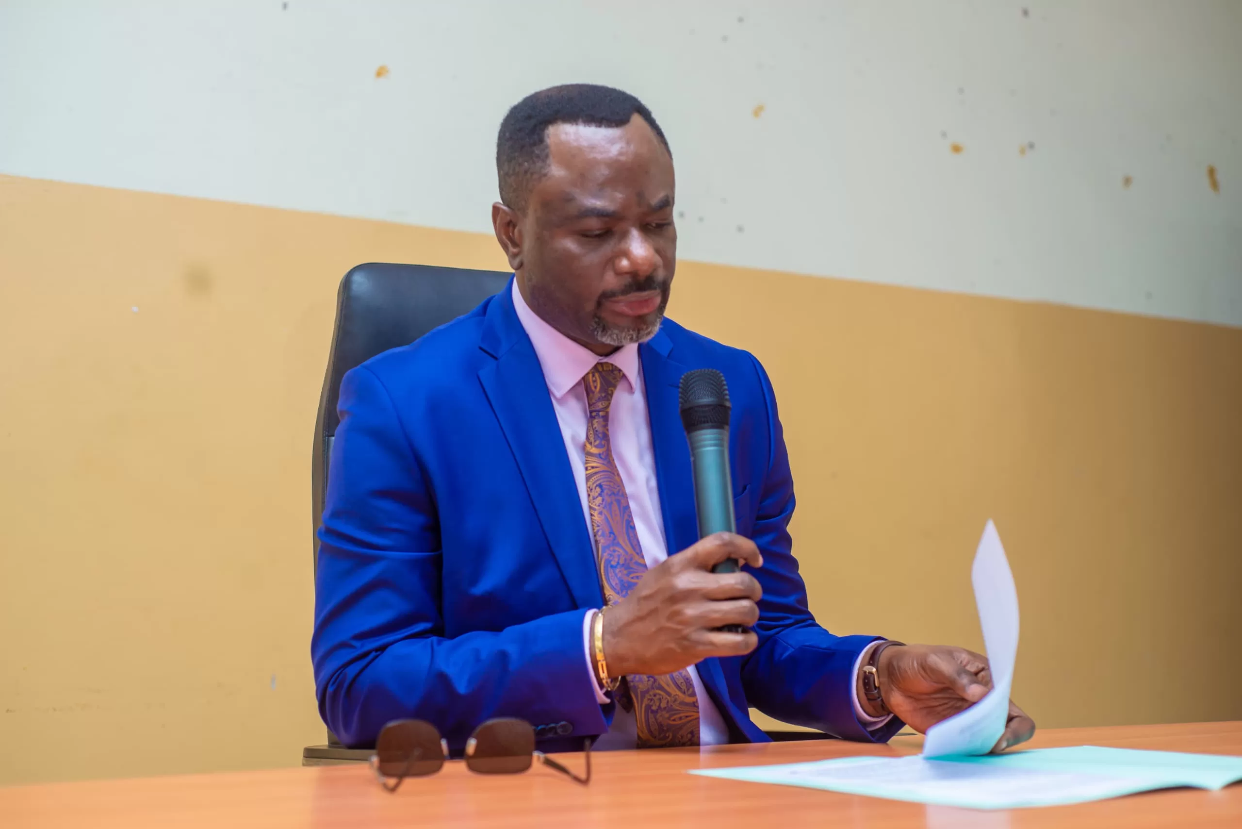 Tony Mwaba donne le go de l'atelier de formation des inspecteurs de maternelle et primaire