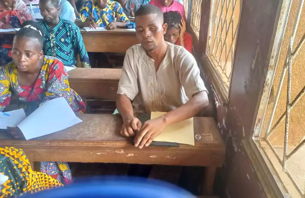 Boma : Deux candidats enseignants mal-voyants  ont passé leur test de recrutement