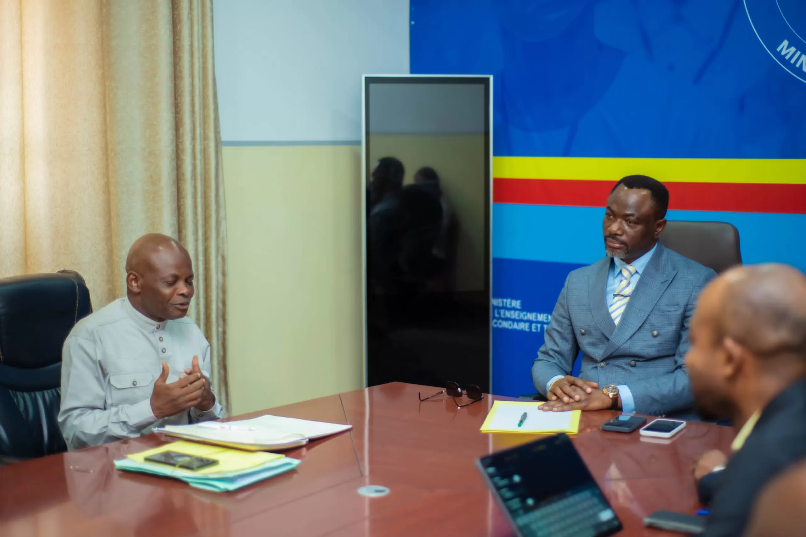 Tony Mwaba s'enquiert des préparatifs des épreuves certificatives