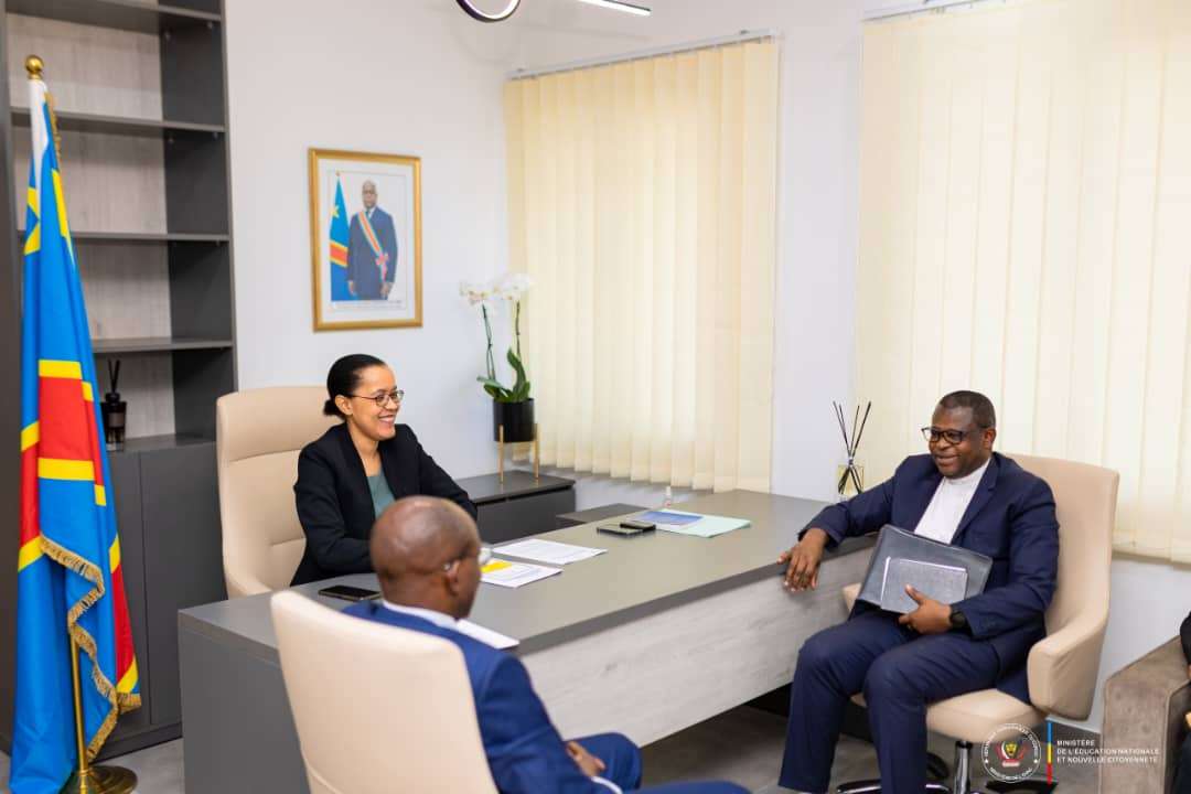 Amélioration du système éducatif : la Ministre Raïssa Malu échange avec la CENCO 