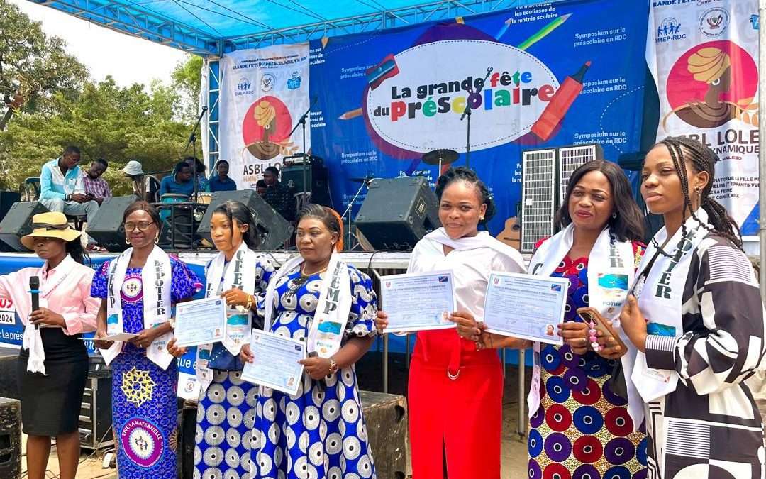 RDC : la 3ème édition de la fête du Préscolaire 2024 a vécu à Kinshasa