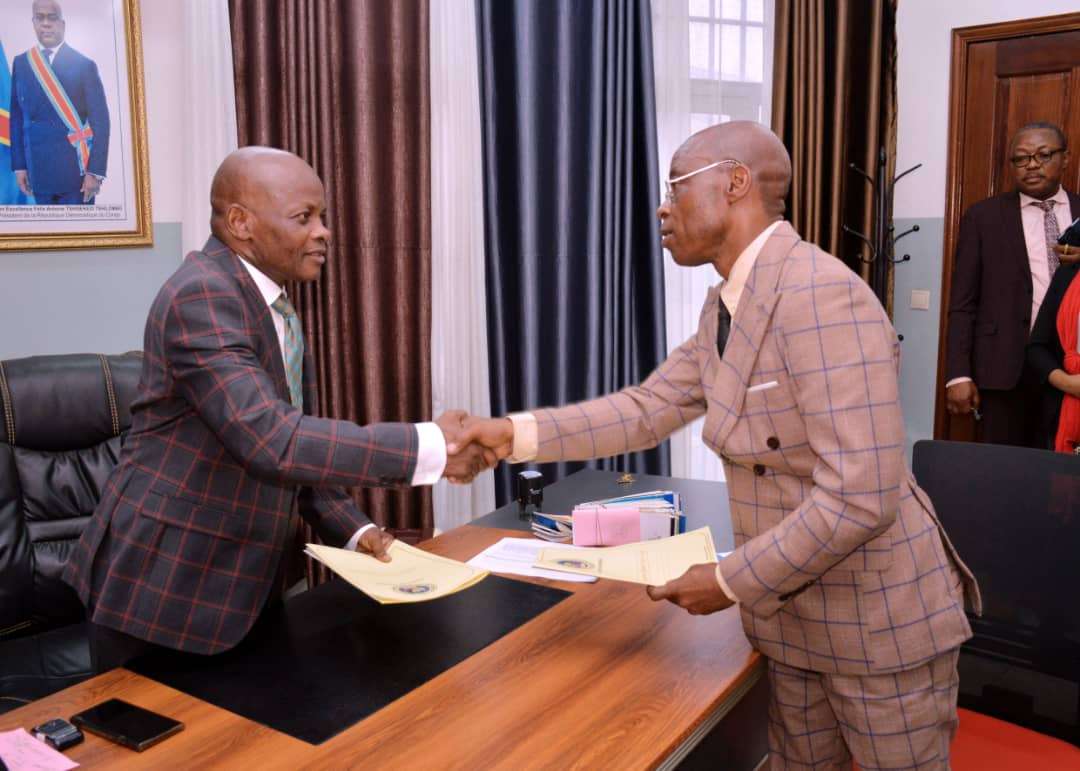 Hubert Kimbonza prend officiellement le bâton de commande de l'Inspection générale de l'Éducation nationale et nouvelle citoyenneté