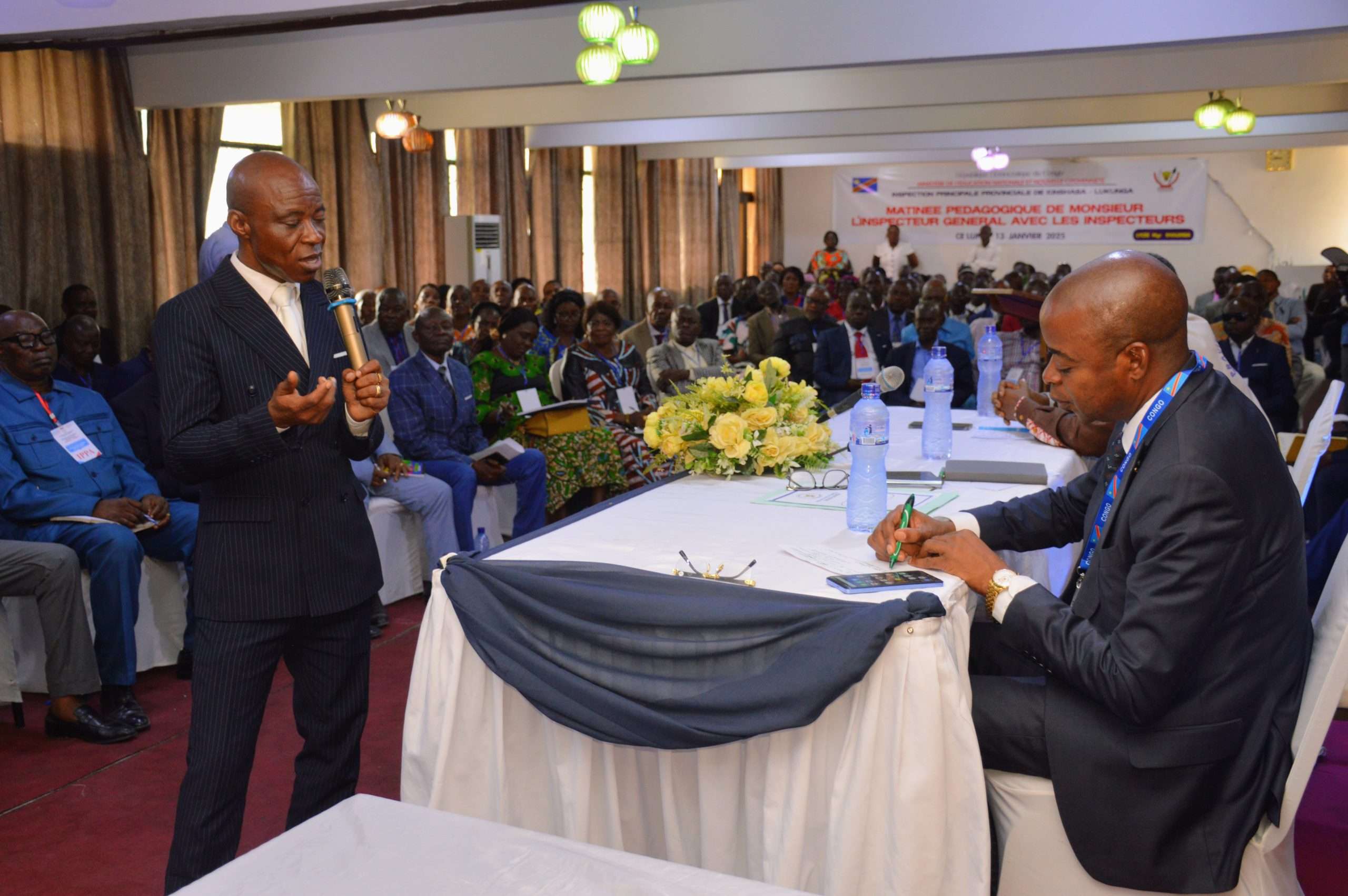 Kinshasa - Lukunga : Hubert Kimbonza redynamise la trilogie inspectorale