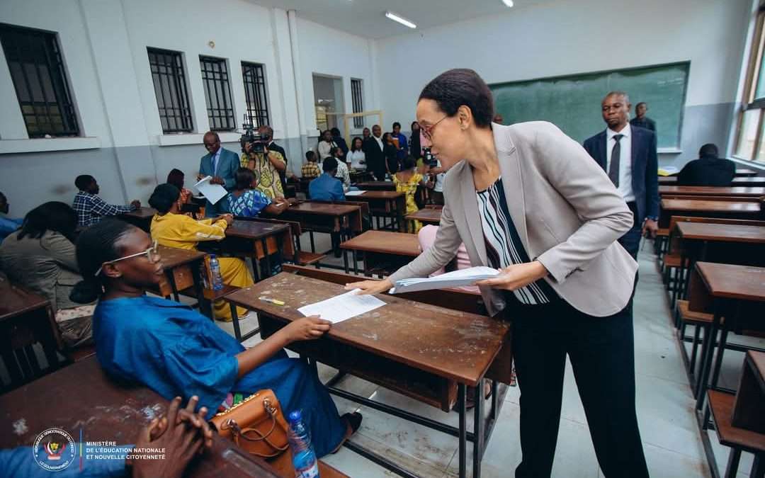 Réformes du système éducatif en RDC : Raïssa Malu lance le concours de recrutement des enseignants et la promotion des directeurs du primaire
