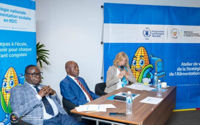 Stratégie nationale de l’alimentation scolaire en RDC : un repas à l’école un avenir pour chaque enfants congolais