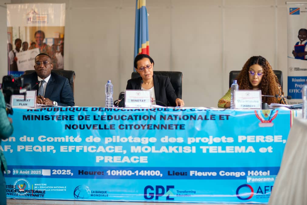 Le comité de pilotage des projets éducatifs valide les PTBA 2025 du PEQIP, du PAAF et du PERSE