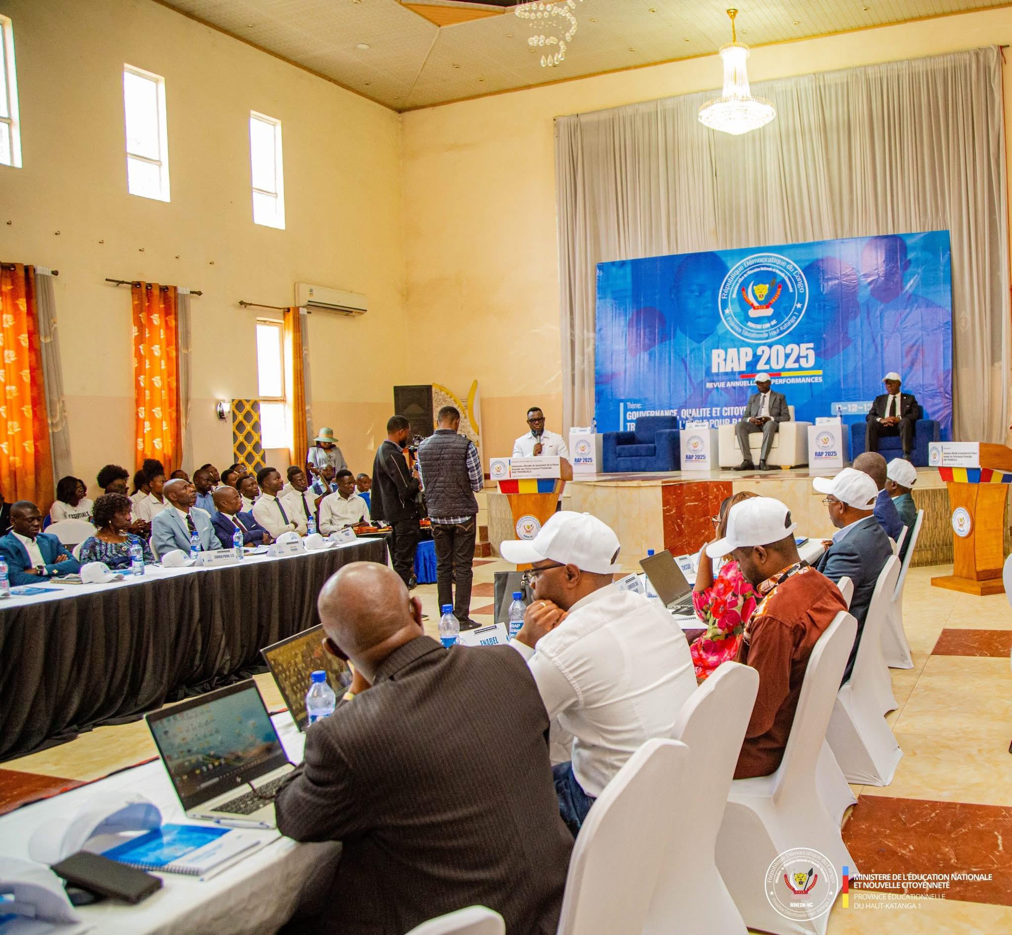 Haut-Katanga 1 / Lancement de la RAP 2025 : les acteurs éducatifs mobilisés à offrir aux élèves une école forte et inclusive