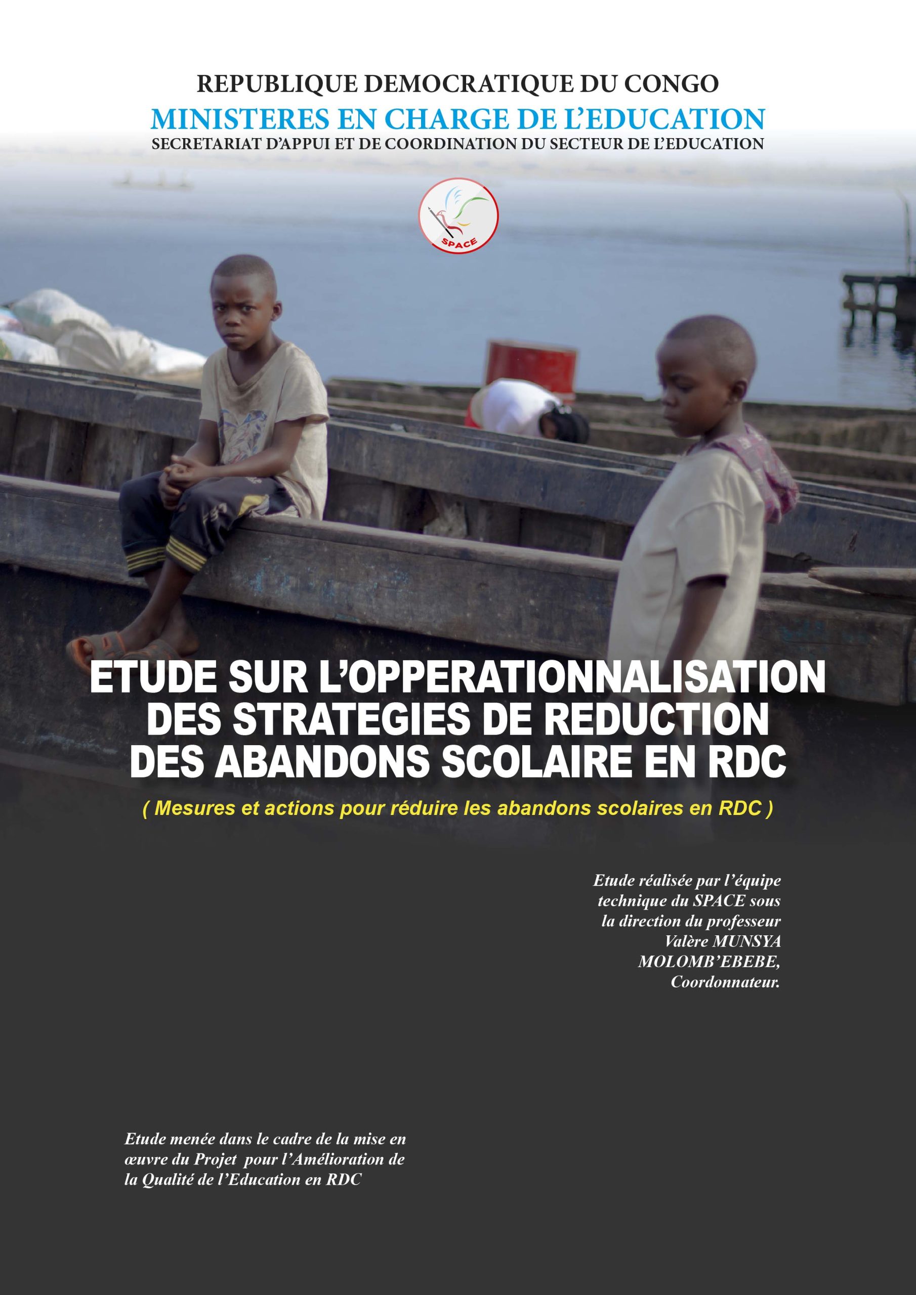 Etude sur l’opérationnalisation des stratégies de réduction des abandons scolaire en RDC